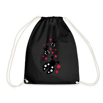 marienkaefer_f3 - Sac de sport léger - noir - Devant