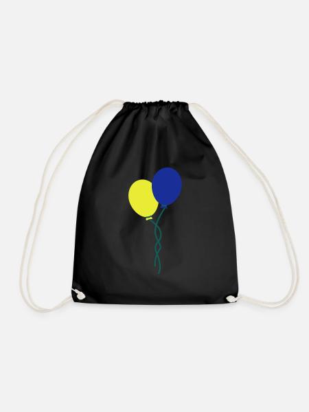 luftballons - Turnbeutel - Schwarz