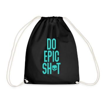 Drôles de dictons - DO EPIC SHIT - Sac de sport léger - noir - Devant