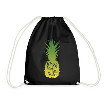 MESSY CHEVEUX WHO CARES - Sac de sport léger - noir - Devant