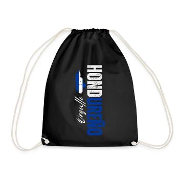 Orgueil honduriens, design vertical - Sac de sport léger - noir - Devant