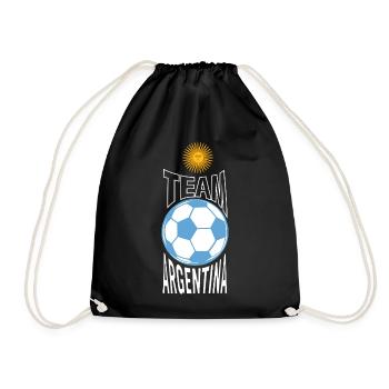 Argentine Football Team Sun Ball - Drawstring Bag - black - Front