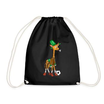 Giraffe Fan Arabie Saoudite - Sac de sport léger - noir - Devant