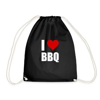 BBQ - Turnbeutel - Schwarz - Vorne