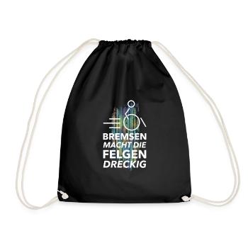 Le freinage salit les jantes - Sac de sport léger - noir - Devant