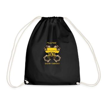 Dozer Driver - Drawstring Bag - black - Front