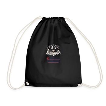Cat Ladies for Kamala Harris 2024 - Cat Lady for - Drawstring Bag - black - Front