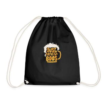 Je suis juste là pour les huées Tenues d’Halloween - Sac de sport léger - noir - Devant