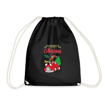 Noël - Sac de sport léger - noir - Devant