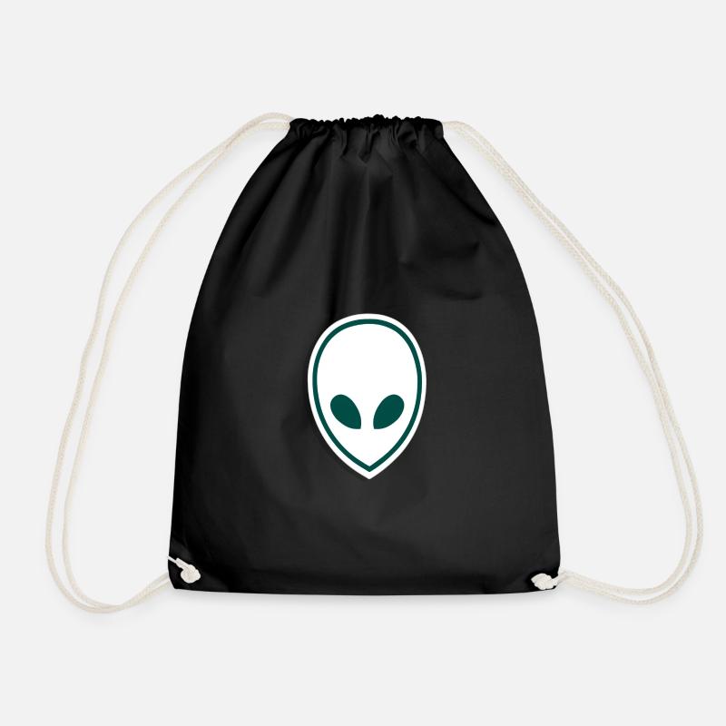 comic - Drawstring Bag - black