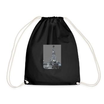 City Trip Paris - Drawstring Bag - black - Front