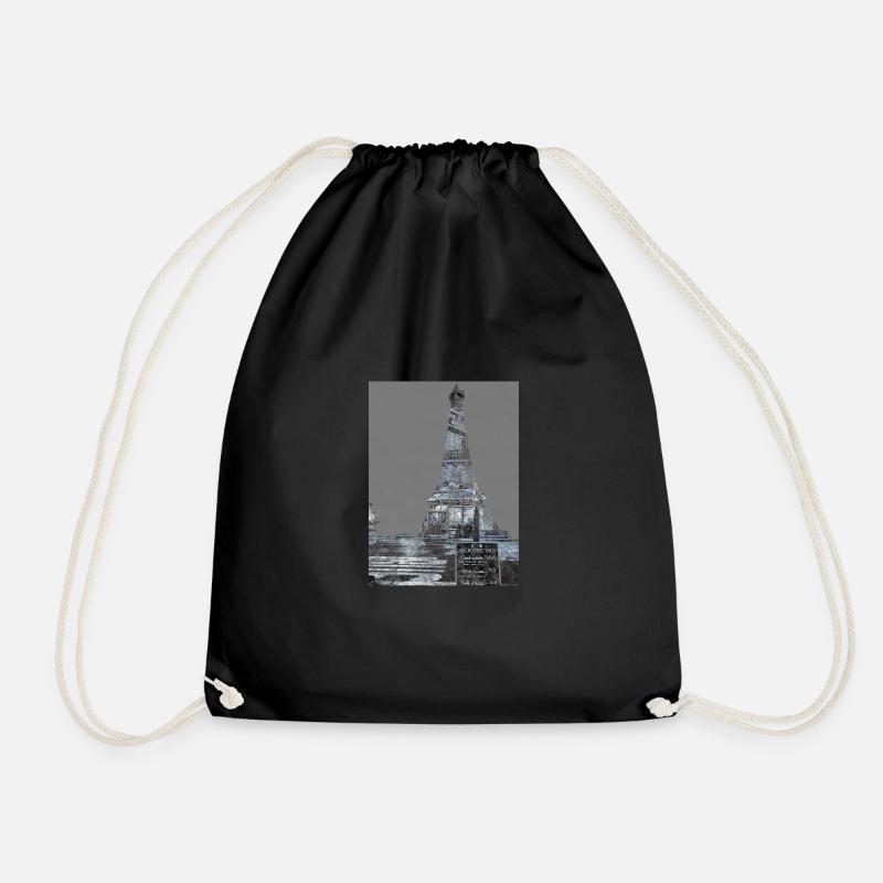 City Trip Paris - Drawstring Bag - black