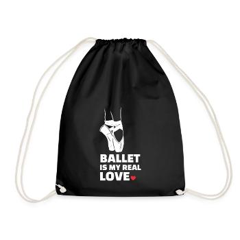 Ballett Liebe - Turnbeutel - Schwarz - Vorne