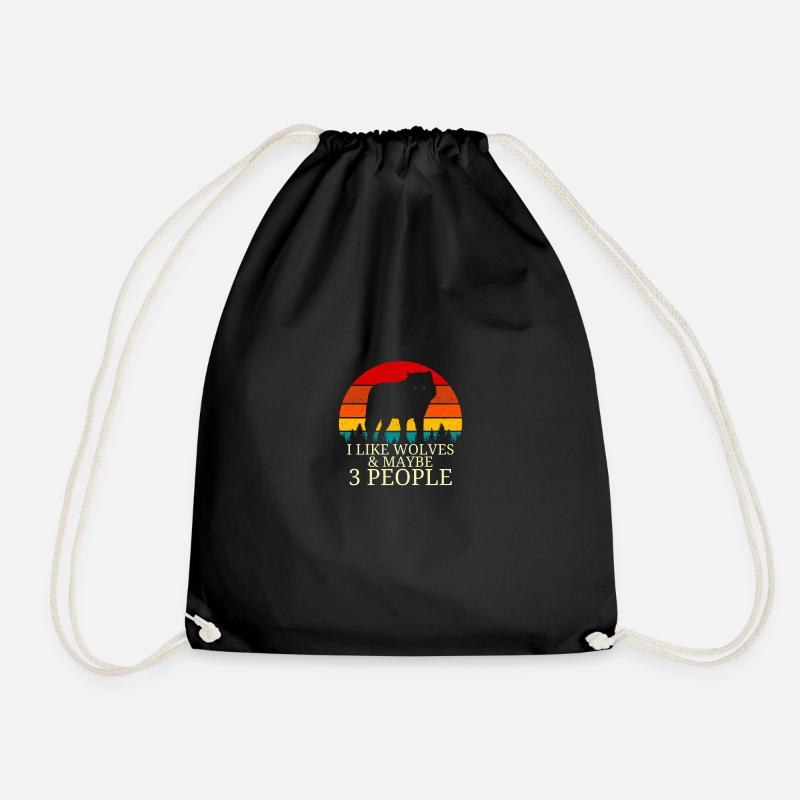 Wolf - Sac de sport léger - noir
