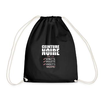 Humour Homme jardinier jardin - Sac de sport léger - noir - Devant