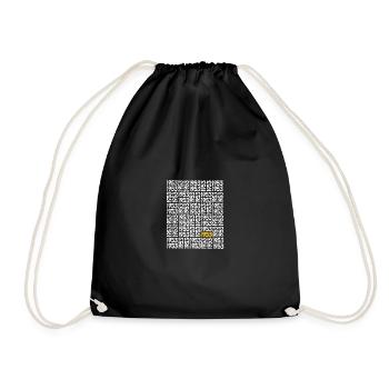 Né en 1953 70e anniversaire Anniversaire de mariage - Sac de sport léger - noir - Devant