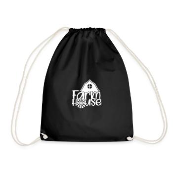 Maison de ferme - - Sac de sport léger - noir - Devant