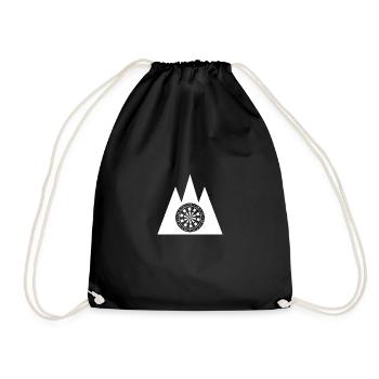 Triangle triple - jeu de fléchettes - - Sac de sport léger - noir - Devant