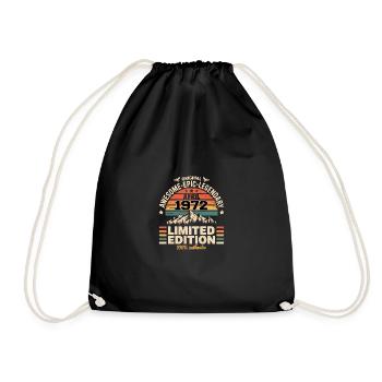 Vintage-Jubiläum April 1930 - Turnbeutel - Schwarz - Vorne
