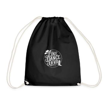 Line Dance Diva - Drawstring Bag - black - Front