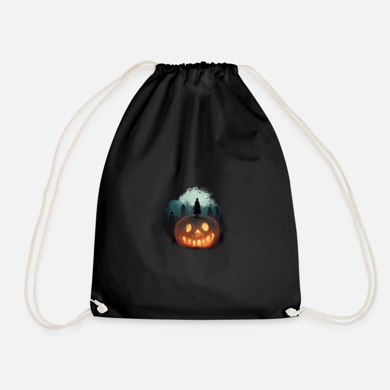 Halloween - Turnbeutel - Schwarz