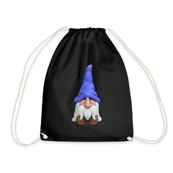 Weihnachten Lustige Gnome - Turnbeutel - Schwarz - Vorne