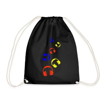 Icône casque - Sac de sport léger - noir - Devant