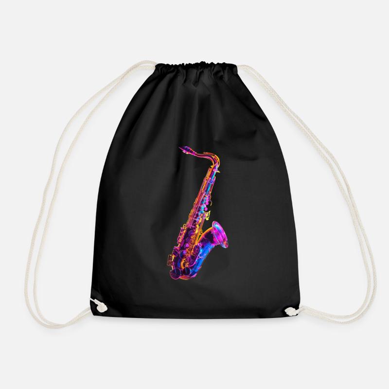 Saxophone - Sac de sport léger - noir