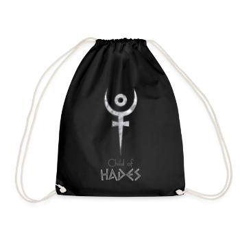 Child of Hades – Percy Jackson inspired design - Drawstring Bag - black - Front