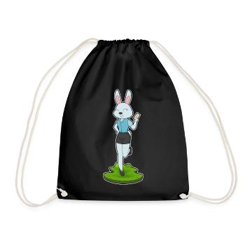 Bureau des lettres du secrétaire Bunny - Sac de sport léger - noir - Devant