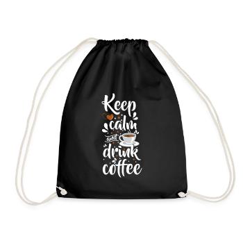 Espresso Amateur de café Latte Macchiato - Sac de sport léger - noir - Devant