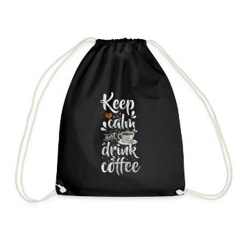 Barista portafilter cappuccino matin grouch - Sac de sport léger - noir - Devant