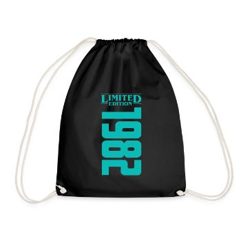1982 Édition Limitée 40e Anniversaire Jeunes Filles - Sac de sport léger - noir - Devant