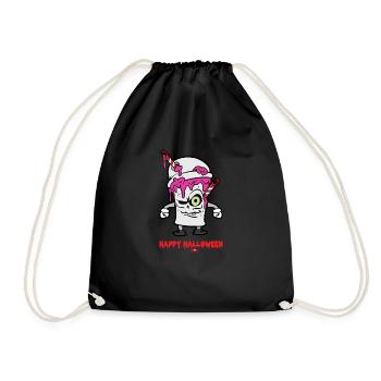 Halloween monstre Zombie Horreur Trick or Treat - Sac de sport léger - noir - Devant