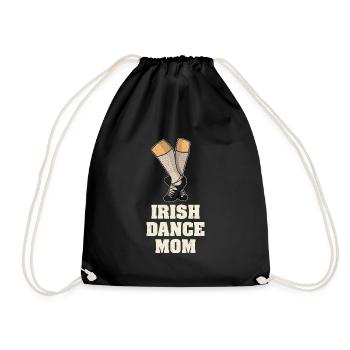 Tanzen Mädchen Tänzerin Irish Dance Dancer - Turnbeutel - Schwarz - Vorne