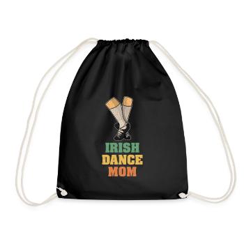Irland Irish Dance Mädchen Tänzerin Tanzen - Turnbeutel - Schwarz - Vorne