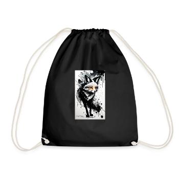 Fox Magic: Your style, your cunning. - Drawstring Bag - black - Front