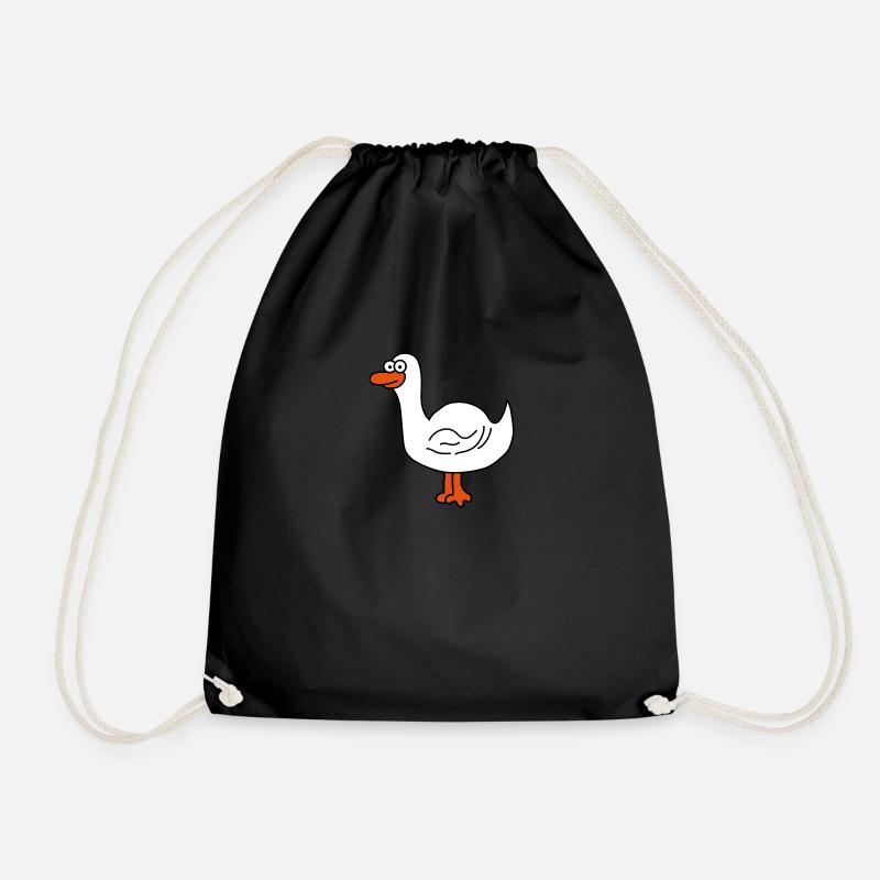 Duck - Drawstring Bag - black