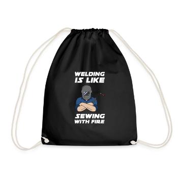 Soudeur Soudage Métallurgiste Schlosser - Sac de sport léger - noir - Devant