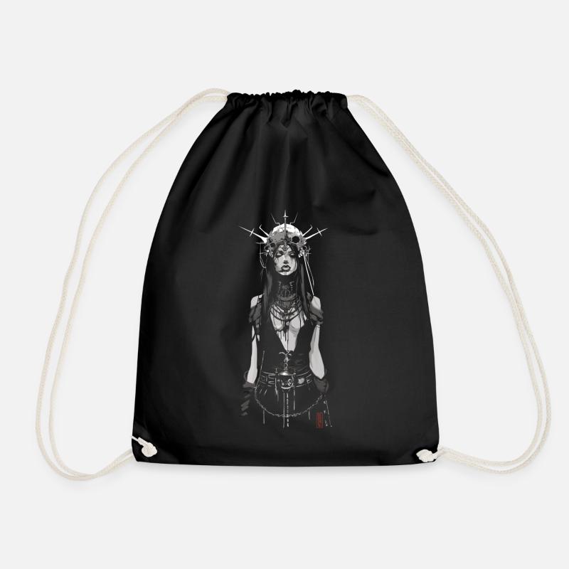 Demonic Girl - Turnbeutel - Schwarz