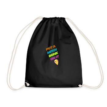 CRIMINAL DONK - Drawstring Bag - black - Front