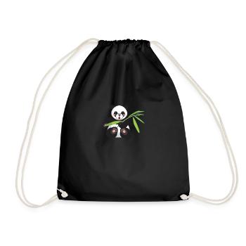 Panda - Sac de sport léger - noir - Devant