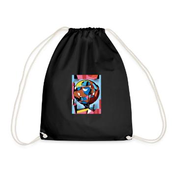 Planète vertige - Sac de sport léger - noir - Devant
