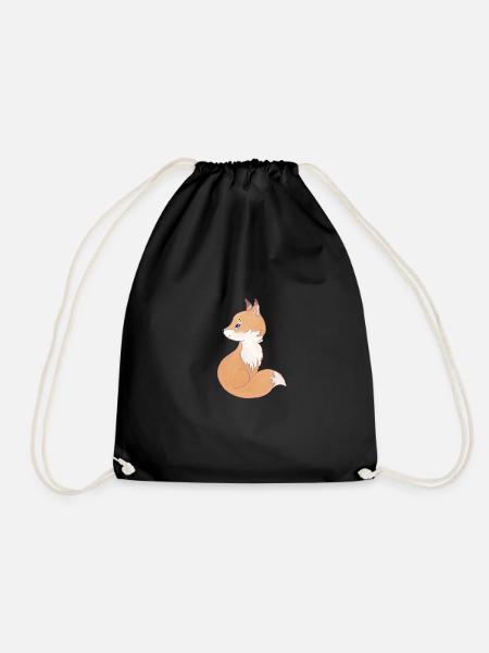 Kleine Fuchs - Turnbeutel - Schwarz