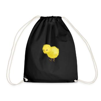 Chicks - Drawstring Bag - black - Front