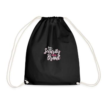 Sécurité de la mariée - Sac de sport léger - noir - Devant