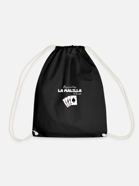 La Malilla Official Shirt - Drawstring Bag - black