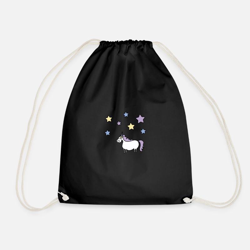 licorne - Sac de sport léger - noir