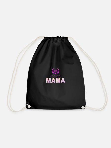 Award Winning für die beste MAMA - Turnbeutel - Schwarz