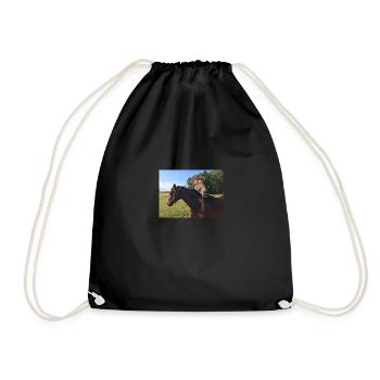 Chevaux - Sac de sport léger - noir - Devant